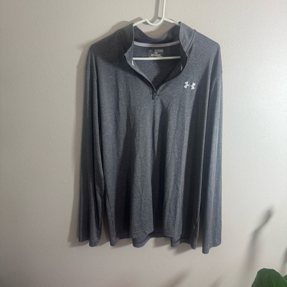 Under Armour Gray Long Sleeve Performance Tee
